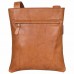 Front Open Pocket Cowhide Leather Bag 